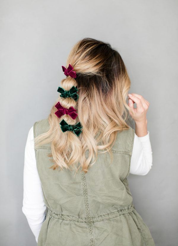 7 Different Ways to Wear Velvet Bows in your Hair Beijos Events